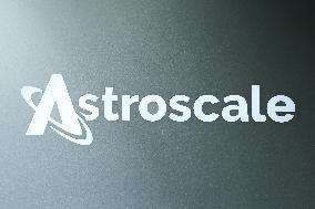 Astroscale signage and logo